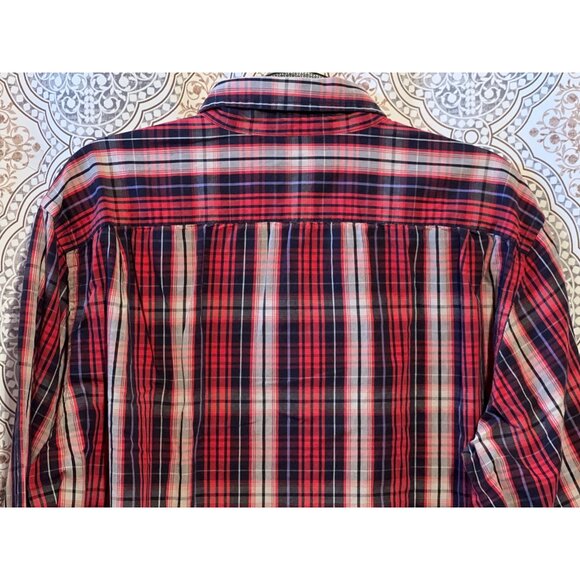 J. Crew Mens Plaid Long Sleeve Button-Down Shirt Size L - Picture 5 of 11